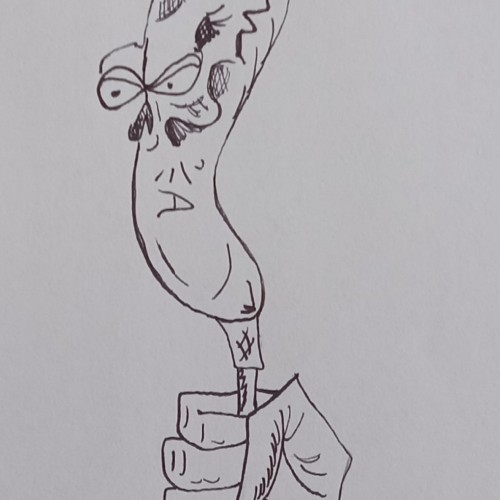 Corpse dog on a stick