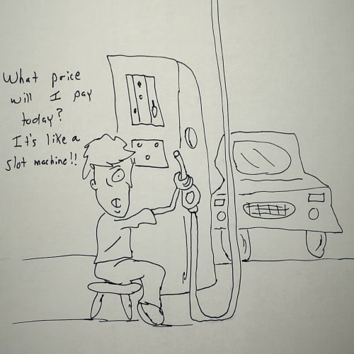 Hi-low game, mostly high