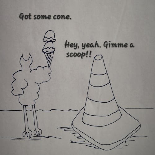 Top the cone