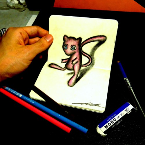 3D Drawing - Pokemon / Mew