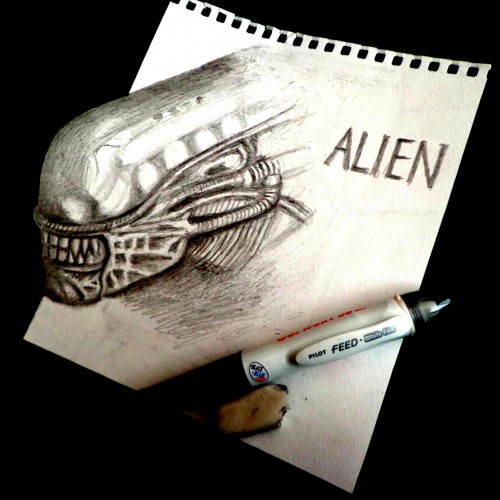 3D Drawing - Alien
