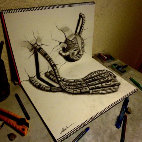 3D Drawing - Machine hand