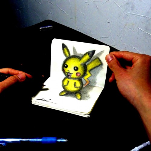 3D Drawing - Pokemon / Pikachu