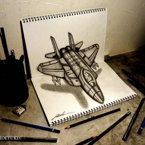 3D Drawing - fighter aircraft