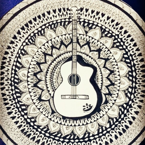 Guitar mandala