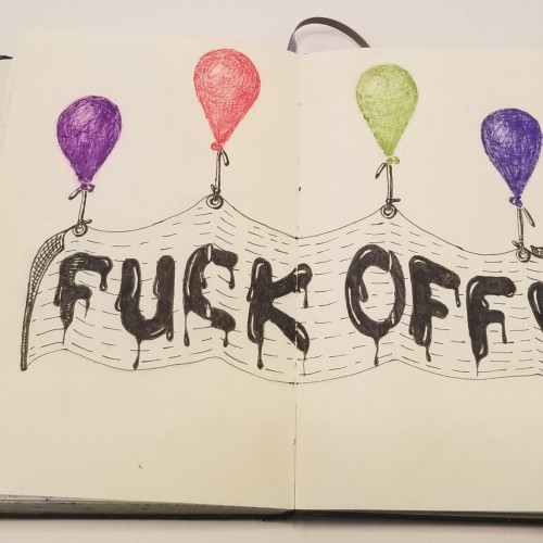 End of a doodle book