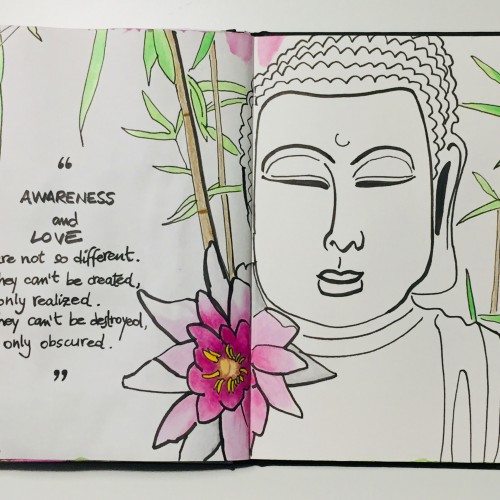 Buddha and Lotus