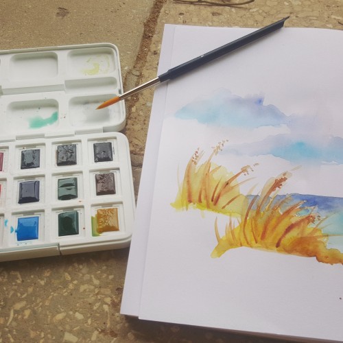 First time watercolor