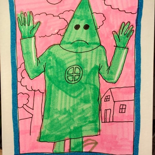 Green Klansman in the Land of Pink