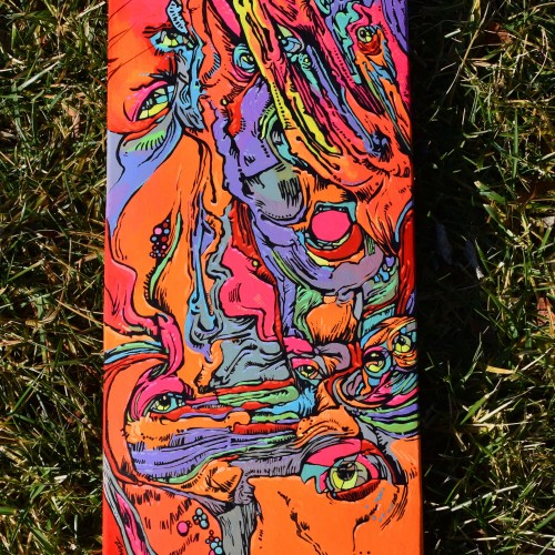 Completed Skateboard Deck