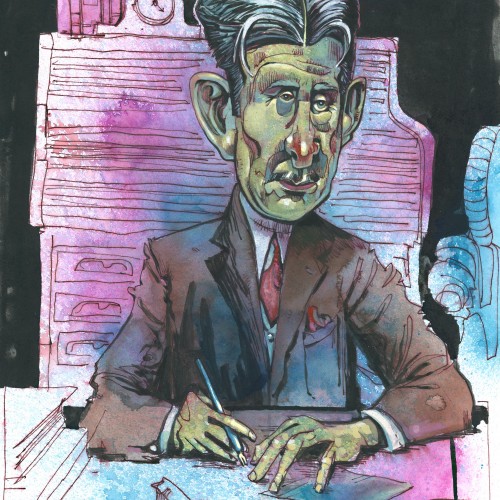 Portrait of George Orwell