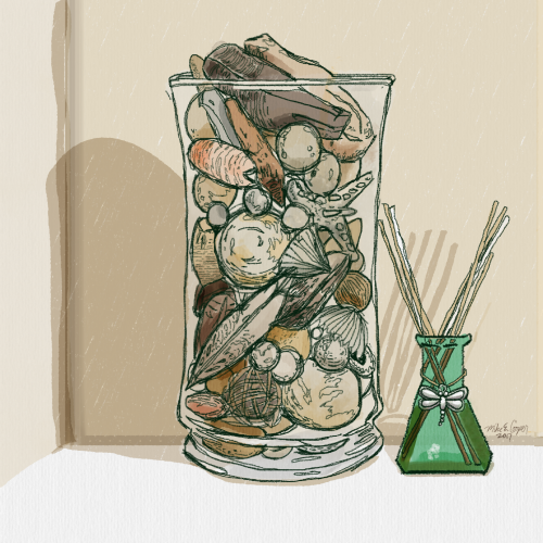 Oil incense and potpourri