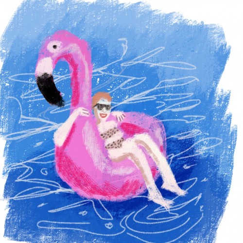 Flamingo Floatie