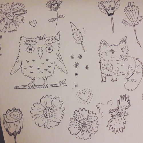 Floral doodles