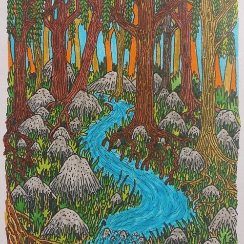 Sketchbook forest
