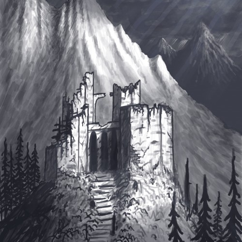 The old ruin on the hill