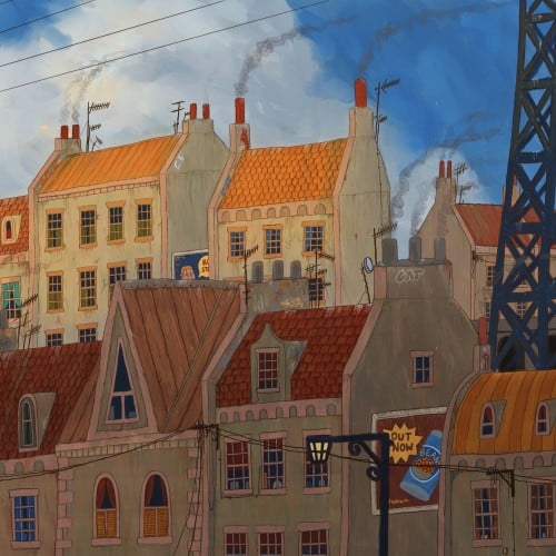 A small industrial town