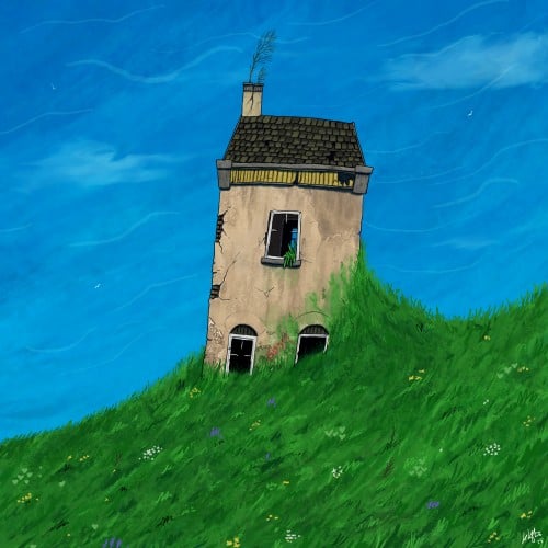 The old house on the hill.