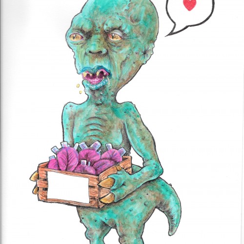 Alien looking for love