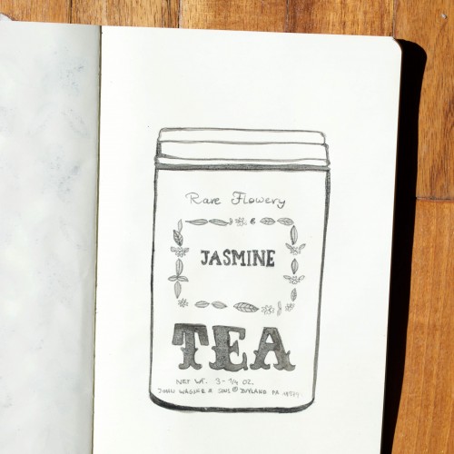 Inktober 23 - Jasmine tea