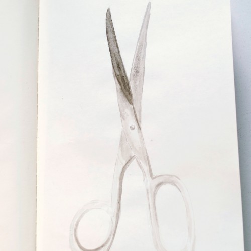 Inktober 26 - scissors