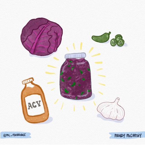 Pickled Red Cabbage and Friends