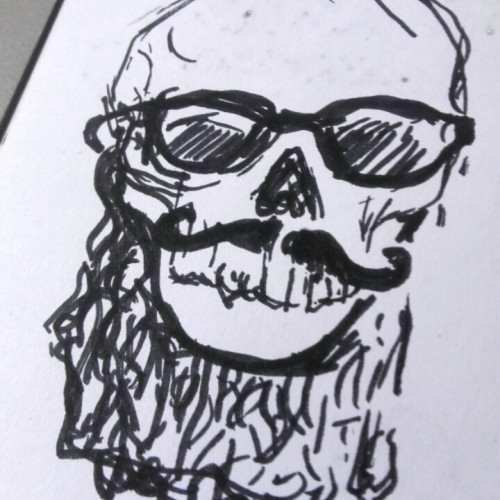Hipster skull