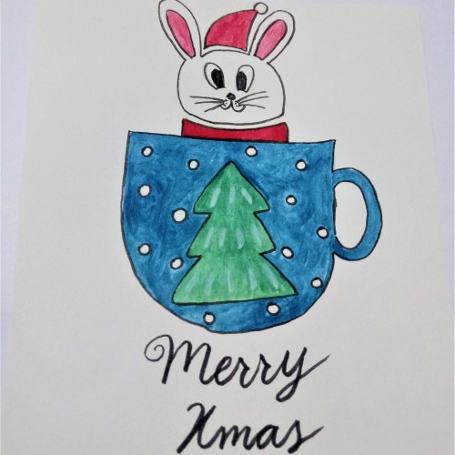 Rabbit Xmas Mug