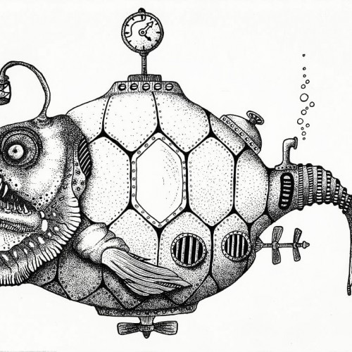 Steampunk fish