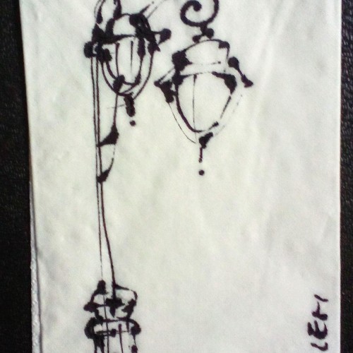 #inktober street lamp