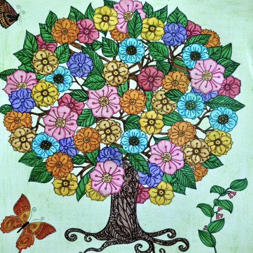 Blooming flowers