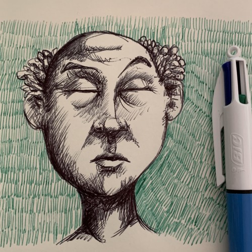 Bic Pen Person