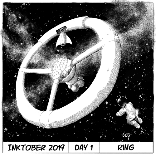 Inktober Day 1 - Ring