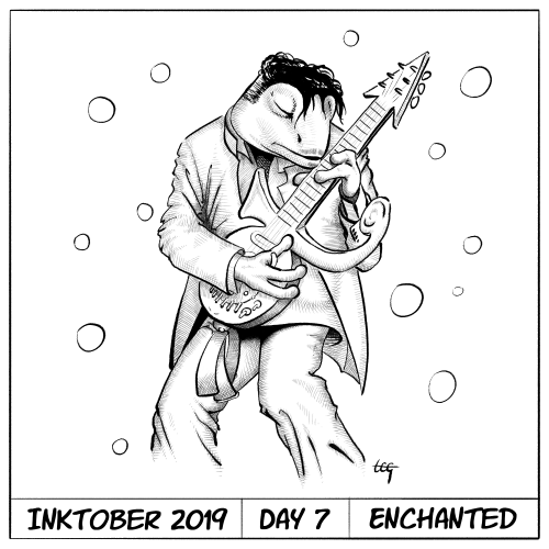 Inktober 2019 Day 7 - Enchanted