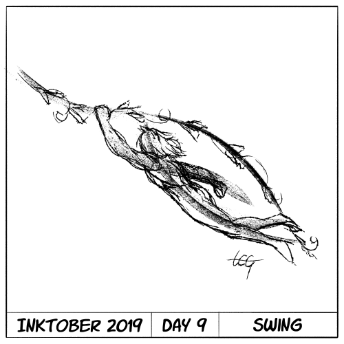 Inktober 2019 Day 9 - Swing