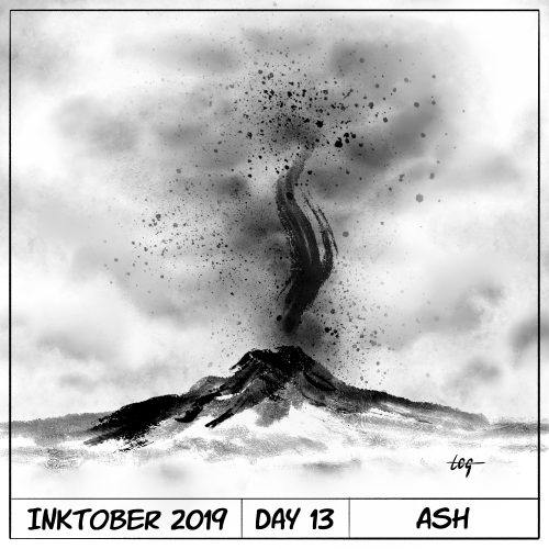 Inktober 2019 Day 13 - Ash