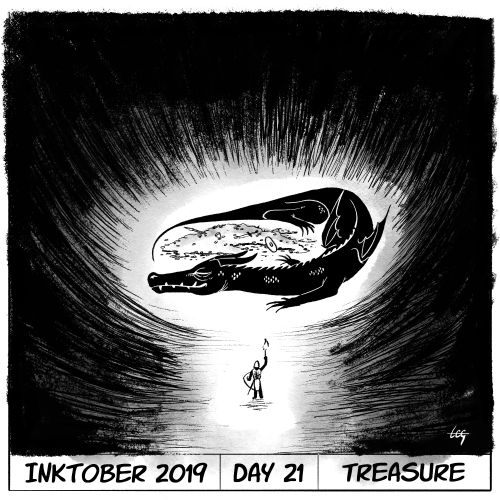 Inktober 2019 Day 21 - Treasure