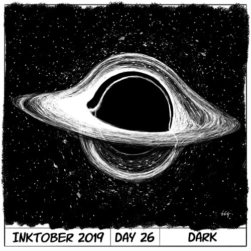 Inktober 2019 Day 26 - Dark