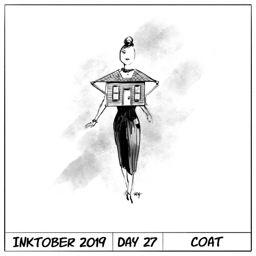 Inktober 2019 Day 27 - Coat