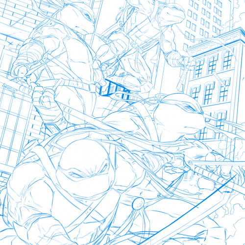 TMNT final sketch