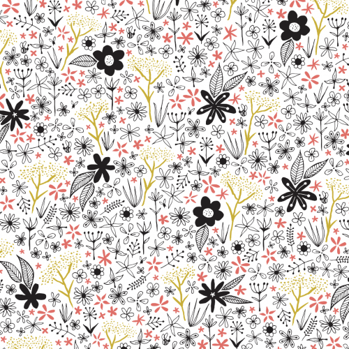 tiny floral patterns