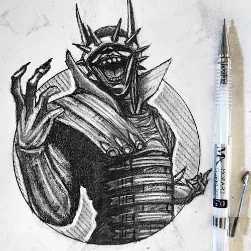 Quick sketch of the batman who laughs