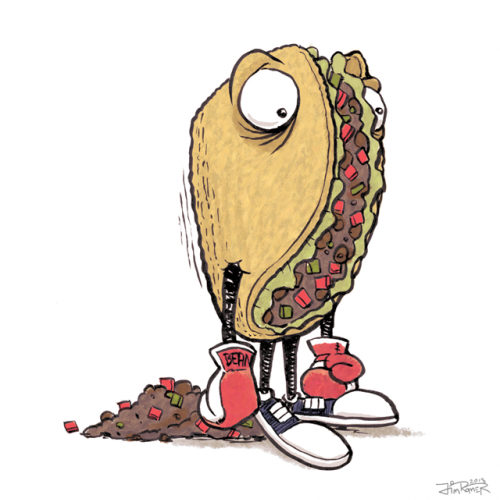 ... and in this corner, Taco!