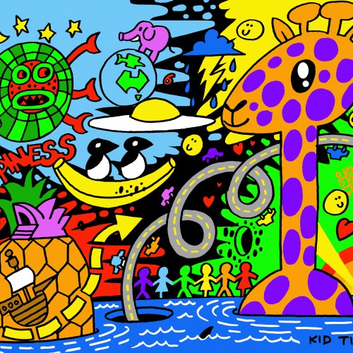 Giraffes & paint