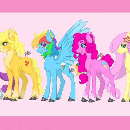 The Mane 5 - Fan Art