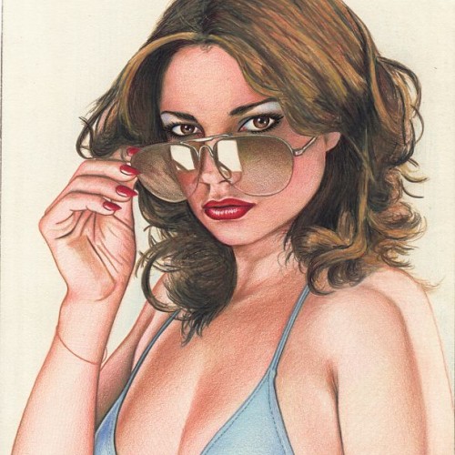 Girl with sunglasses