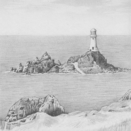 Lighthouse on the rocks