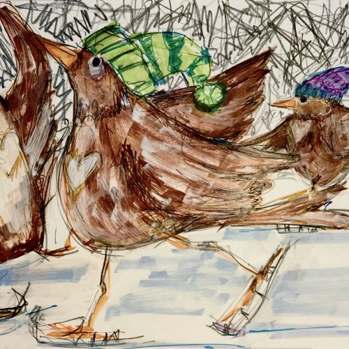 winter birds