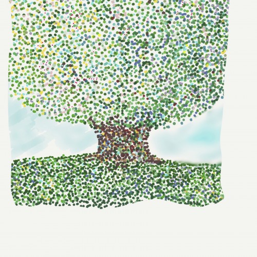 imagining a spring tree