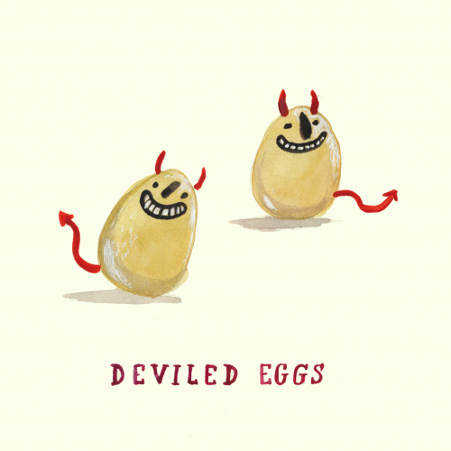 deviled eggs.